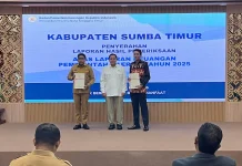 Pemkab Sumba Timur Kembali Raih Opini WTP ke 10 Dari BPK RI
