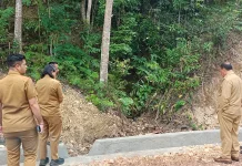 Bupati Bersama Dinas Teknis Terkait Tinjau Pembangunan Jalan  Subaka