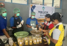 Warga Binaan Lapas Baa Dilatih Produksi Abon dan Dendeng Ikan