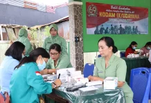 Kodim Sumba Barat Gelar Bakti Kesehatan Hari Bhakti Kodam Udayana