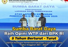 Cetak Keberhasilan, Sumba Barat Daya Raih Opini WTP 5 Tahun Berturut-turut dari BPK R