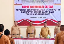 Sekda SBD Buka Rapat Percepatan Pembangunan Gedung Koperasi