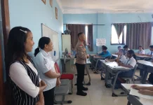 Kapolsek Maulafa Patroli ke SMA Generasi Unggul Bello Minta Jauhi Narkoba & Alkohol