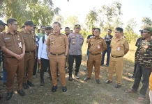 Bupati Kupang Tinjau Lokasi Pembangunan Sekolah Nasional Terintegrasi Manusak
