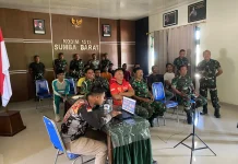 Kodim Sumba Barat Gelar Nobar Piala Dunia Bersama Masyarakat