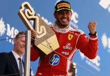 Hamilton Menang Perdana Bersama Ferrari
