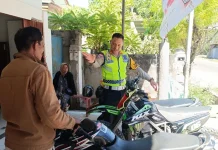 Satlantas Polres Sumba Timur Cegah Peredaran Knalpot Brong di Bengkel