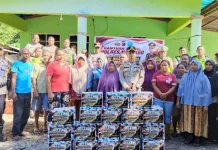 Menjelang HUT Bhayangkara ke-80  Polres Nagekeo Salurkan Bantuan Sosial