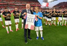 Modric Cetak Dua Ratus Penampilan Bersama Kroasia