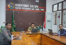 Kantor Pertanahan Sumba Timur Perkuat Sinergi Reforma Agraria Melalui Rapat GTRA
