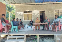 Babinsa Tingkatkan Sinergitas Dengan Aparatur Desa Praibakul