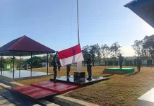 Upacara Bendera Senin Perkuat Disiplin Pengabdian Prajurit Kodim SBD