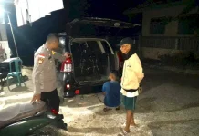 Patroli Malam, Polsek Rote Selatan Perkuat Layanan Kamtibmas