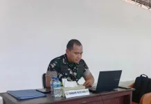 Dandim 1629 SBD Ikuti Vicon Bahas Penguatan Program KDKMP Nasional
