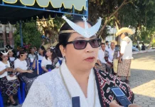Diana Bullu Ajak Ayah di Kabupaten Rote Ndao Dampingi Anak