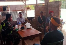 Babinsa Pererat Silaturahmi Bersama Warga Demi Menjaga Kondusivitas Wilayah