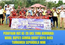 Wakil Bupati Resmi Buka Turnamen Mini GKS Tanakombuka