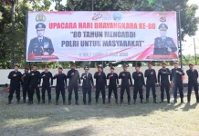 Lapas Waingapu Perkuat Sinergi Bersama Polres pada Hari Bhayangkara Ke-80