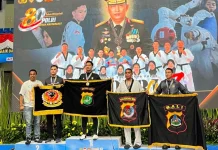Kontingen Polda NT Raih Medali Perunggu pada Kejurnas Taekwondo Kapolri CUP VII