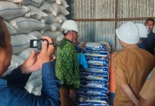 Bupati Tinjau Stok Beras Bulog Rote Ndao