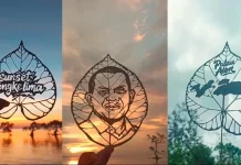 Inovasi Seniman Alor Ciptakan Seni Daun