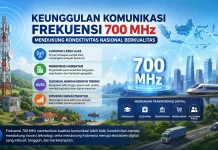Keunggulan Komunikasi Frekuensi 700 MHz Dukung Konektivitas Nasional