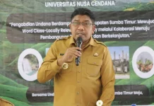 Bupati Sumba Timur Hadiri Launching Pengabdian Masyarakat Undana Berdampak