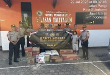 SIP 56 Polda NTT Gelar Aksi Sosial di Panti Asuhan Wisma Pengharapan,Sukabumi