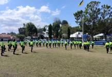 Latihan Paskibraka Sumba Barat Memasuki Latihan Formasi