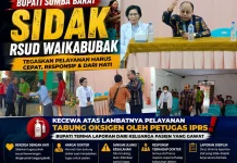 Bupati Sumba Barat Sidak RSUD Waikabubak Minta Tingkatkan Pelayanan Kesehatan