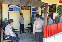 Pos Kamling Namondao Jadi Wujud Sinergi Polri dan Masyarakat