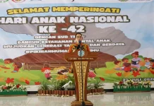 Bupati SBD Ajak Semua Pihak Lindungi Masa Depan Anak