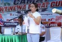 Bupati Buka Turnamen Wewewa Barat Cup I Meriah