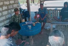 Babinsa Silahturahmi Rumah Warga Binaan Pastikan Kondisi Kamtibmas Aman