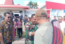 Danramil Hadiri Kunjungan KONI Gubernur NTT SBD