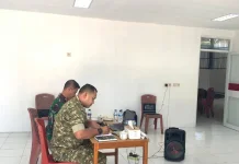 Dandim SBD Ikuti Vicon Bahas Percepatan Koperasi Desa Merah Putih