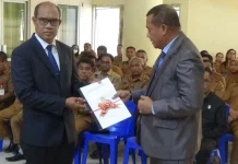 Sekda Jonas Selly Purna Tugas, Pemkab Rote Ndao Gelar Sertijab
