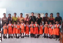 Bunda PAUD Rote Ndao Ajak Orang Tua Biasakan PHBS sejak Usia Dini