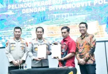Polda NTT Sinergi Pamobvit Bersama PT Pelindo Kupang