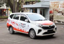 Maxim Gratiskan Perjalanan Berhias Merah Putih