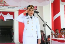 Wakil Bupati Kupang Pimpin Upacara Penurunan Bendera