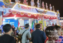 Tampil Perdana, Stand KONI NTT Suguhkan Jejak Sejarah dan Prestasi Atlet