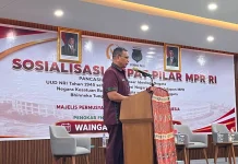 Plt Asisten Pemkab Sumba Timur Buka Sosialisasi Empat Pilar MPR