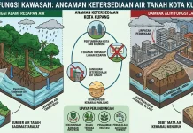 Alih Fungsi Daerah Resapan Air di Kupang Jadi Ancaman Ketersediaan Air Tanah
