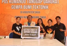 Erlex Foundation Salurkan Bantuan Sembako untuk Warga Terdampak Gempa di Sikka