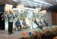 Wakil Bupati Sumba Barat Beri Sambutan Mewakili Keluarga Pernikahan Grand & Fina