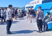 Perkuat Pengamanan Pelabuhan Ba’a, Cegah Gangguan Kamtibmas