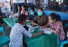 Puskesmas Bakunase Laksanakan CKG Bagi Pedagang Pasar Kasih Kupang