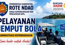 Permudah Akses Warga, Disdukcapil Rote Ndao Buka Layanan di Pulau Nuse