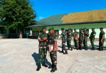 Dandim Sumba Barat Pimpin Pelepasan Perwira Pindah Satuan